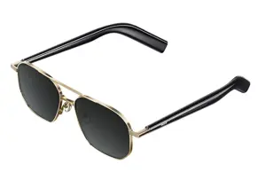 Xiaomi | Smart Audio Glasses | Mijia Pilot-Style | Bluetooth | Open-Ear | Microphone | Gold | Noise…