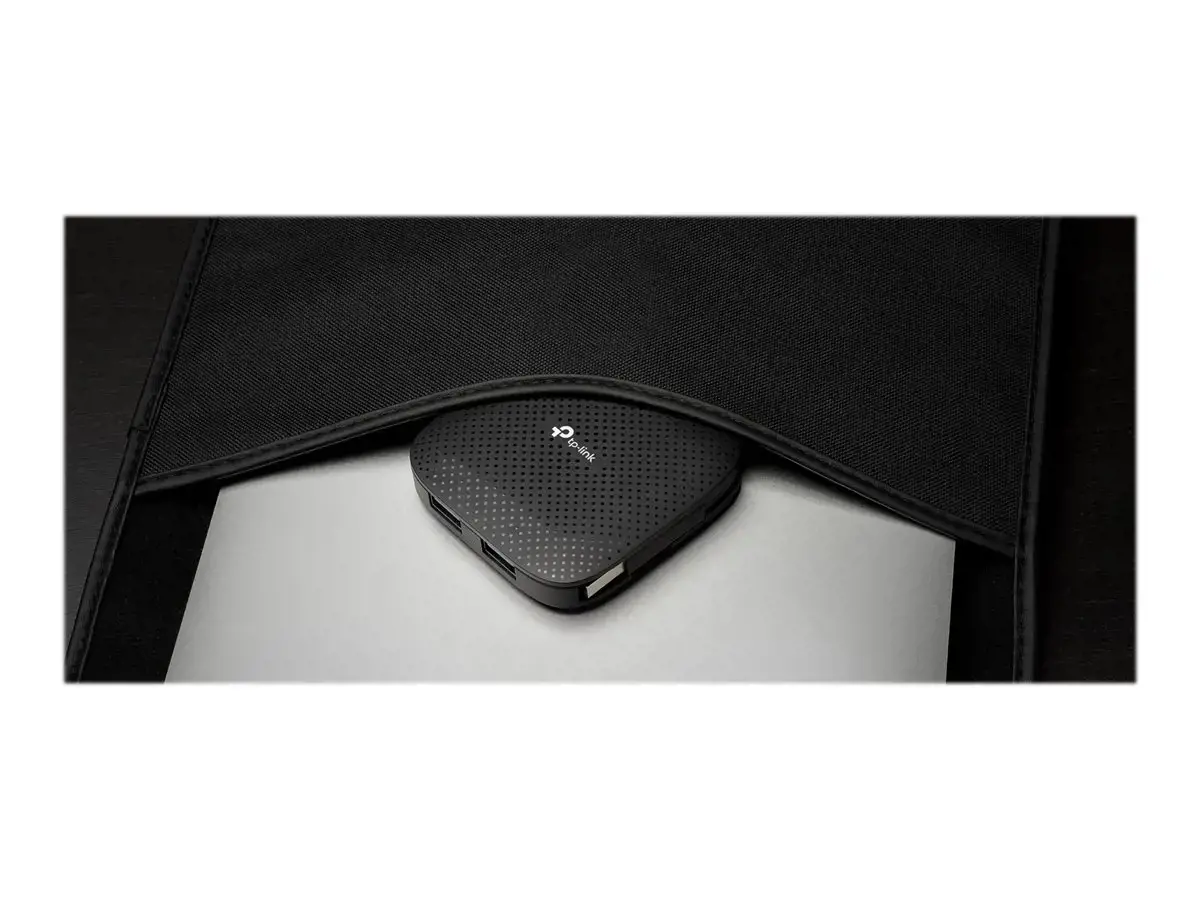 TP-Link UH400, USB 3.2 Gen 1 (3.1 Gen 1) Type-A, USB 3.2 Gen 1 (3.1 Gen 1) Type-A, 5000 Mbit/s, juoda, 71 mm, 71 mm, 71 mm