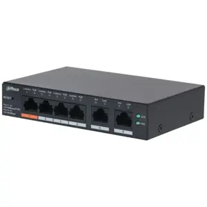 Switch DAHUA DH-CS4006-4ET2ET-60 Type L2 PoE ports 4 60 Watts CS4006-4ET2ET-60
