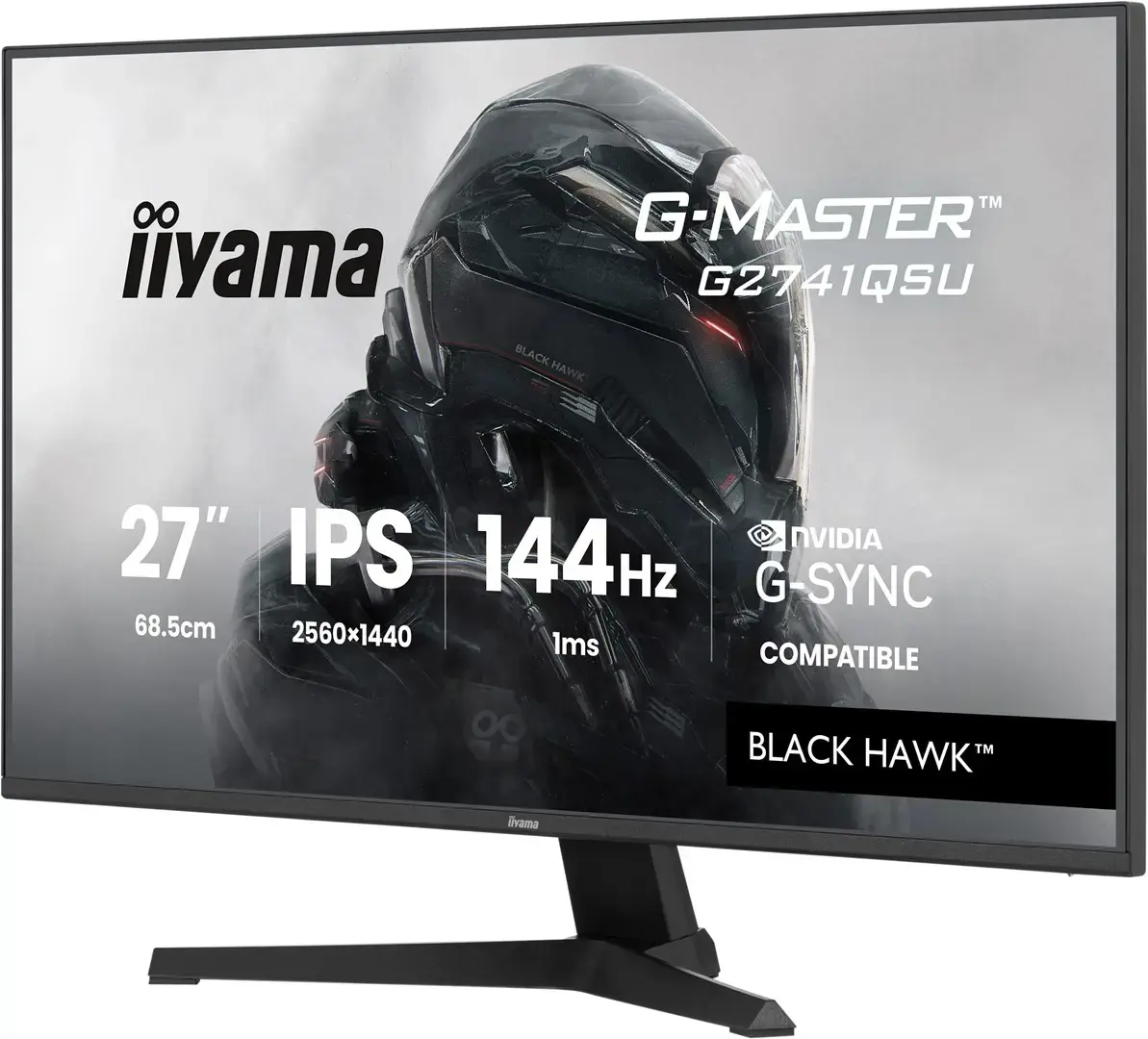 iiyama G-MASTER G2741QSU-B1 computer monitor 68.6 cm (27") 2560 x 1440 pixels Black