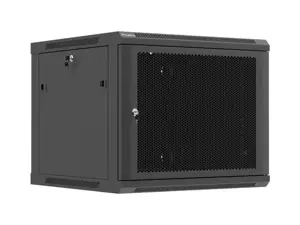 Lanberg Wall mounted installation cabinet 19" 9U 600X600 | WF01-6609-23B | Black