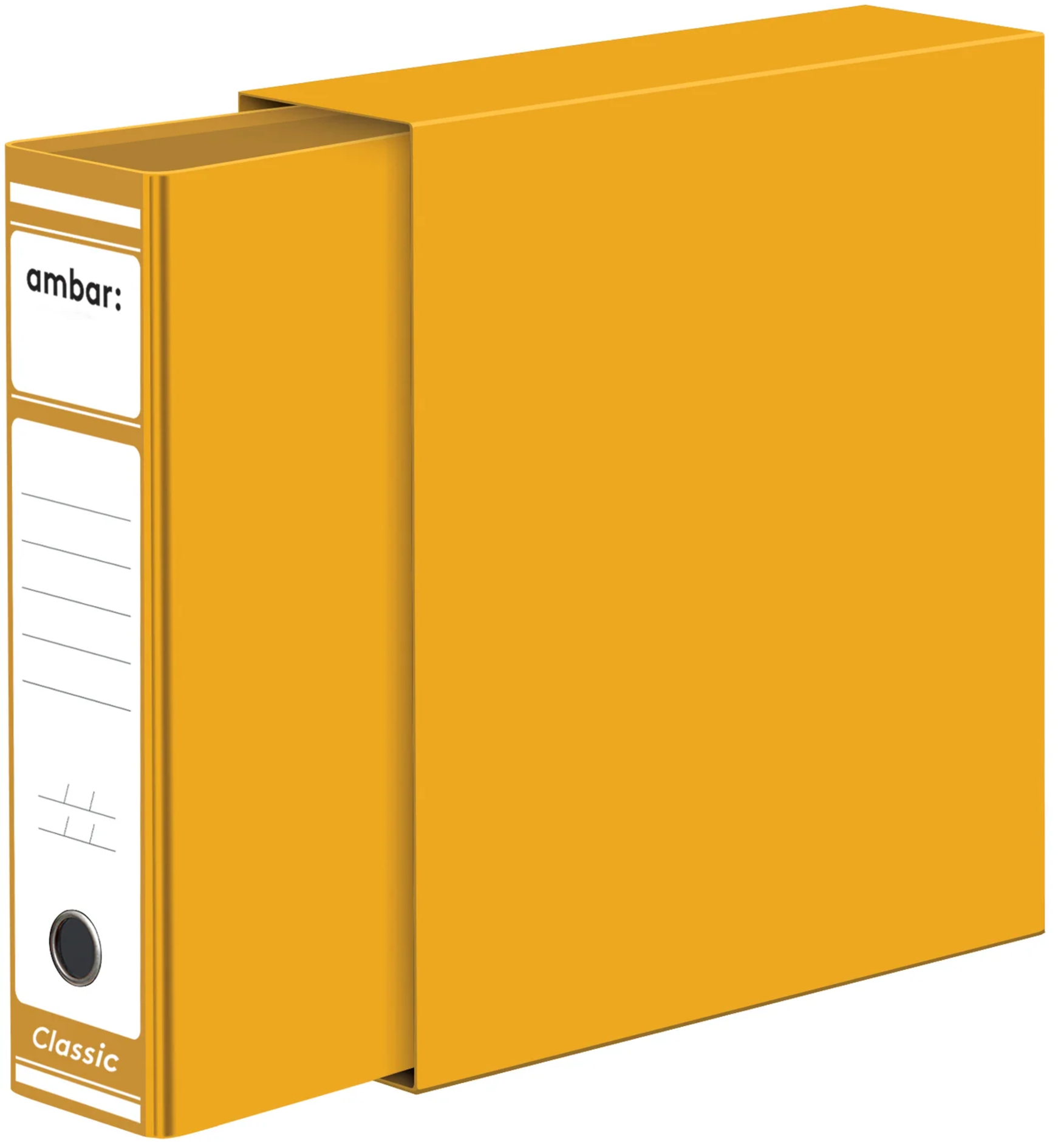A4 Lever Arch File + Box Yellow