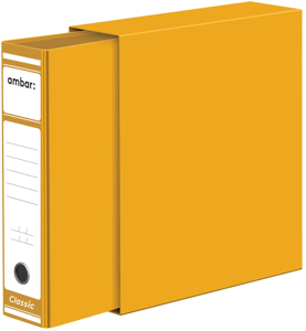 A4 Lever Arch File + Box Yellow