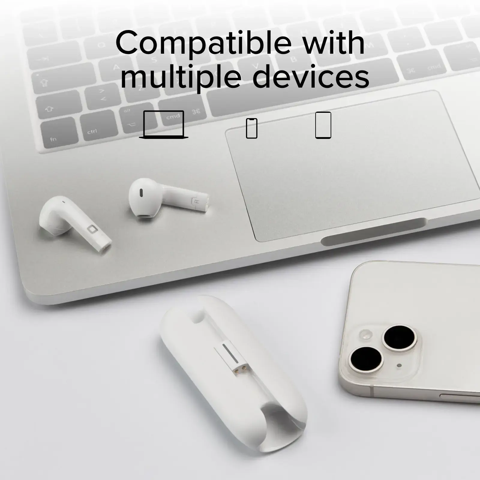 SBS wireless earbuds Nu Blade TWS, white