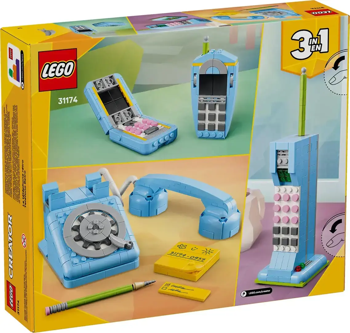 LEGO CREATOR 3 IN 1 31174 Retro Telephone