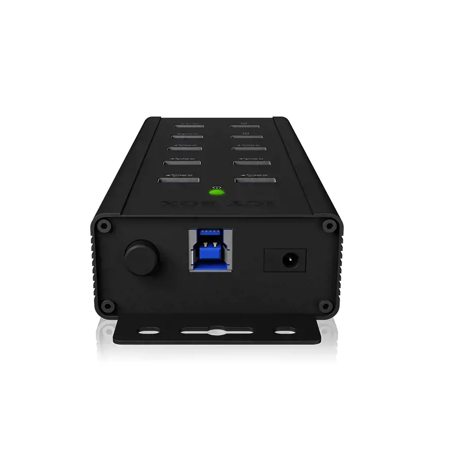 ICYBOX IB-HUB1703-QC3 IcyBox 7x USB 3.0 prievadų šakotuvas ir 3 įkrovimo prievadai