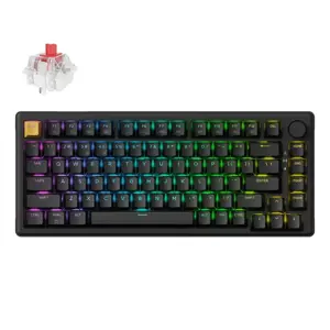 KEYCHRON J2 - US Layout - Super Red Linear - Black Wireless Keyboard