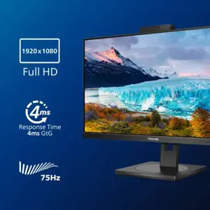 Monitorius PHILIPS 272S1MH/00 S-Line 27inch FHD 75Hz IPS HDCP 1.4 DVI/DP/HDMI