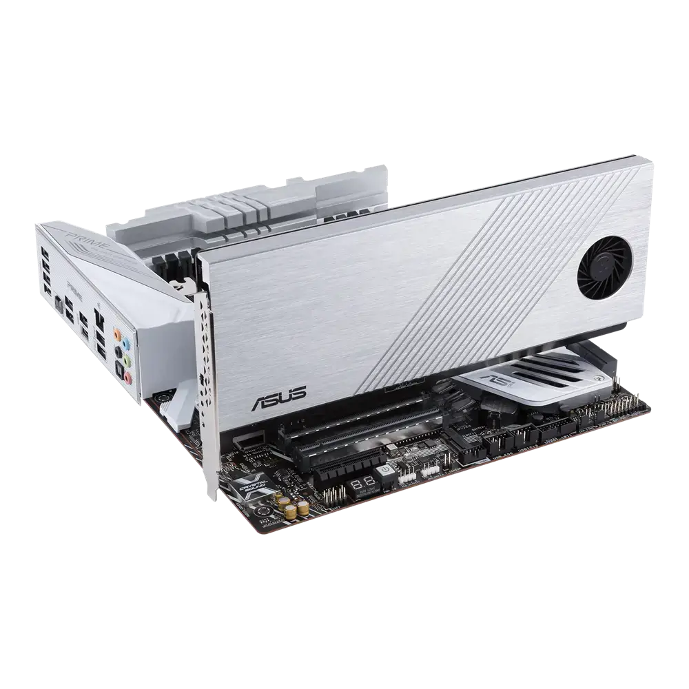 ASUS Hyper M.2 x16 Gen 4, PCIe, M.2, PCIe 4.0, sidabrinis, kompiuteris, aktyvus