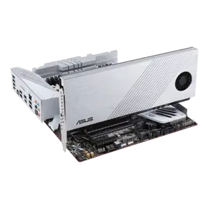 ASUS Hyper M.2 x16 Gen 4, PCIe, M.2, PCIe 4.0, sidabrinis, kompiuteris, aktyvus