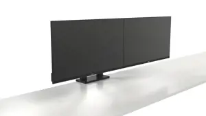 DELL dvigubo monitoriaus laikiklis - MDA20, 10 kg, 48,3 cm (19"), 68,6 cm (27"), reguliuojamas aukštis, juodas