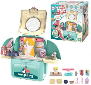 WOOPIE Kitten Nešiojamasis grožio salonas 2-in-1 kuprinėje Transporter