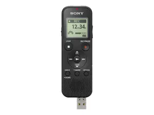 "Sony ICD-PX370", 159 h, MP3, 15 - 20000 Hz, 48 - 192 Kbit/s, USB, šarminis