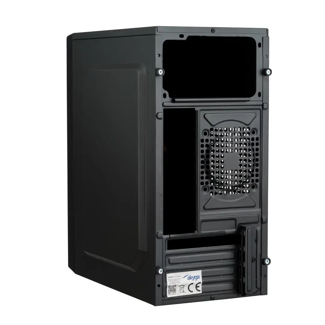 AKYGA Micro ATX korpusas AK35BK 2x USB 2.0 juodas be maitinimo šaltinio