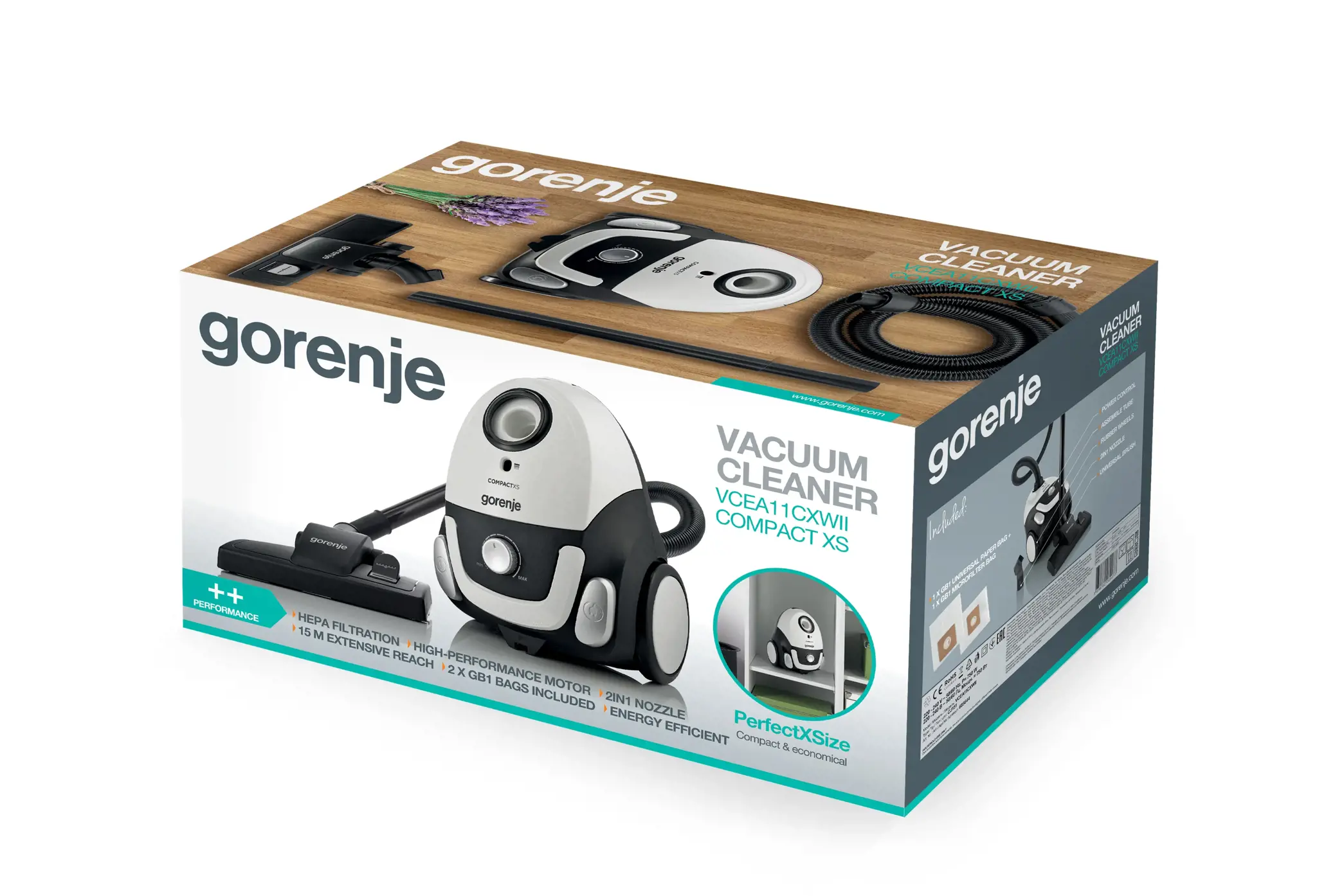 Dulkių siurblys GORENJE VCEA11CXWII