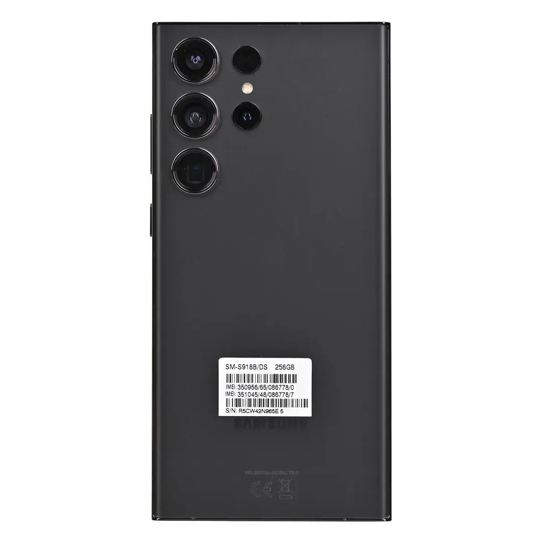 Samsung Galaxy S23 Ultra SM-S918B/DS 17.3 cm (6.8") Dual SIM Android 13 5G USB Type-C 8 GB 256 GB 5000 mAh Black Remade / Refurbished