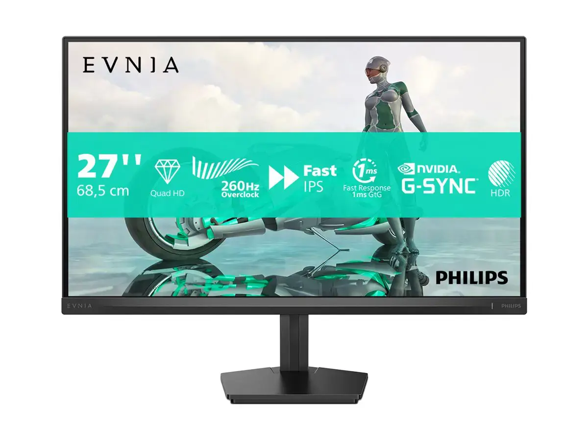 Philips 27M2N3500PF/00 | 27 " | Fast IPS | QHD | 16:9 | 260 Hz | 1 ms | 2560 x 1440 pixels | 300 cd/m² | HDMI ports quantity 2