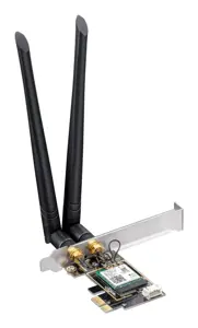 CUDY WE3000 AX5400 "Wi-Fi 6" + BT 5.2 "Intel AX200" PCIe tinklo kortelė
