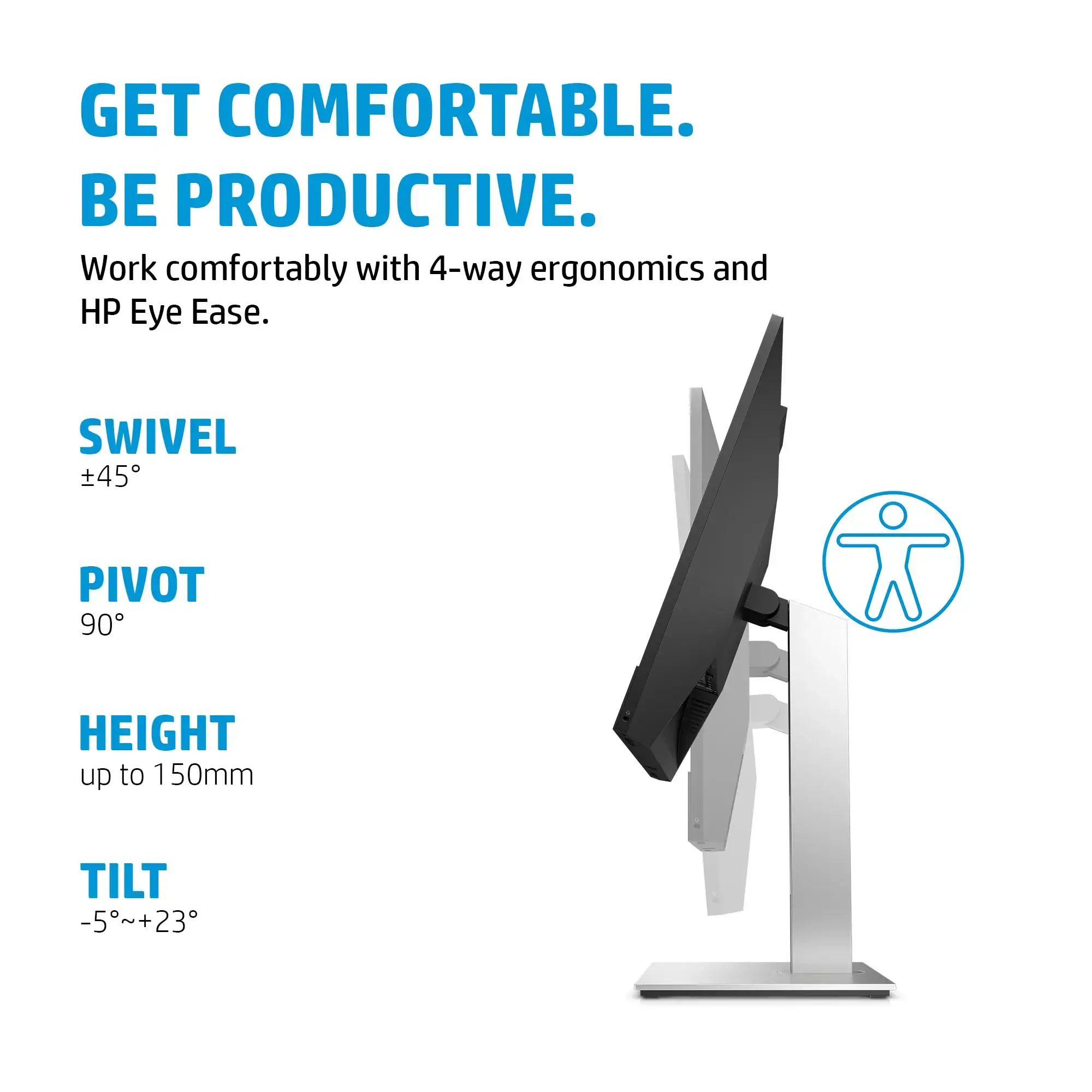 Monitorius HP E24m G4 23.8inch FHD Conferencing USB-C PD HDMI