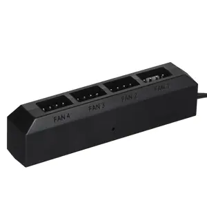 DeepCool FH-04, 0,55 m, ATX (20 kontaktų), 4 x Molex (3 kontaktų), tiesus, tiesus, juodas