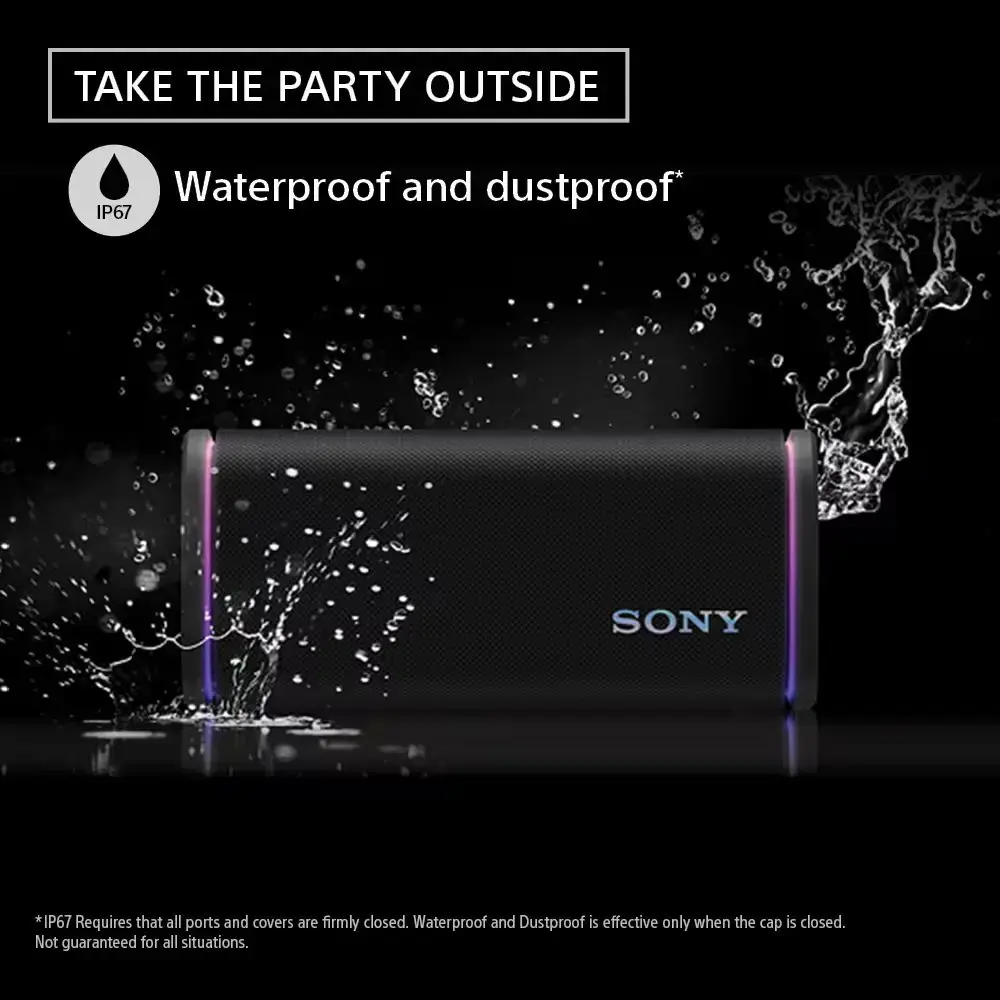 Sony Speaker | ULT FIELD 5 | Waterproof | Bluetooth | White | Portable | Wireless connection