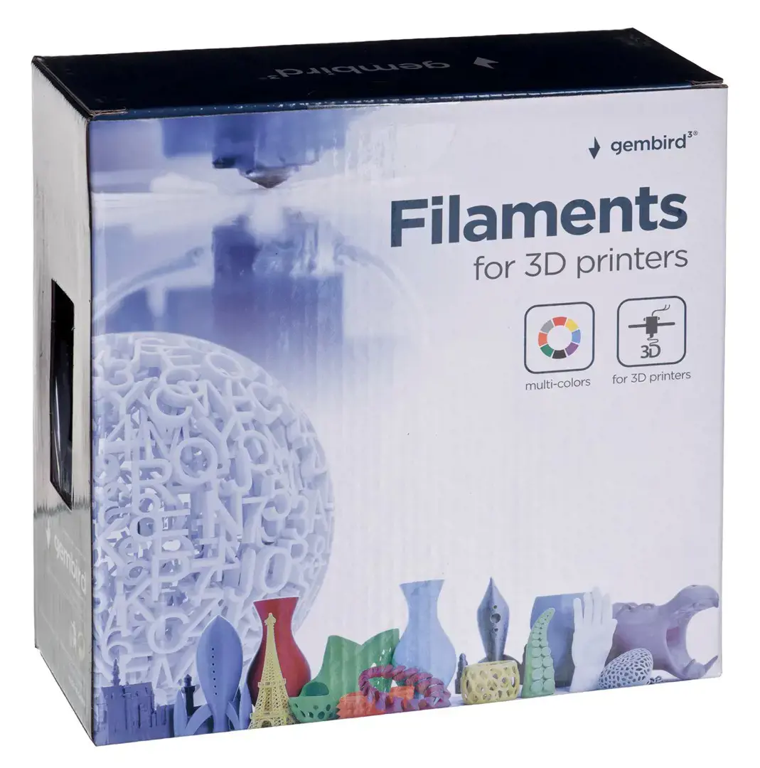 GEMBIRD 3DP-PLA1.75-01-BK Gembird PLA Black 1,75mm 1kg