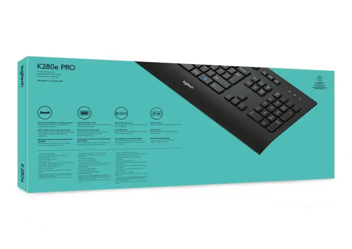 LOGITECH laidinė klaviatūra K280e INT