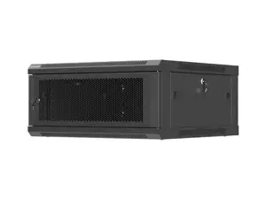 Lanberg Wall mounted installation cabinet 19" 4U 600X600 | WF01-6604-23B | Black