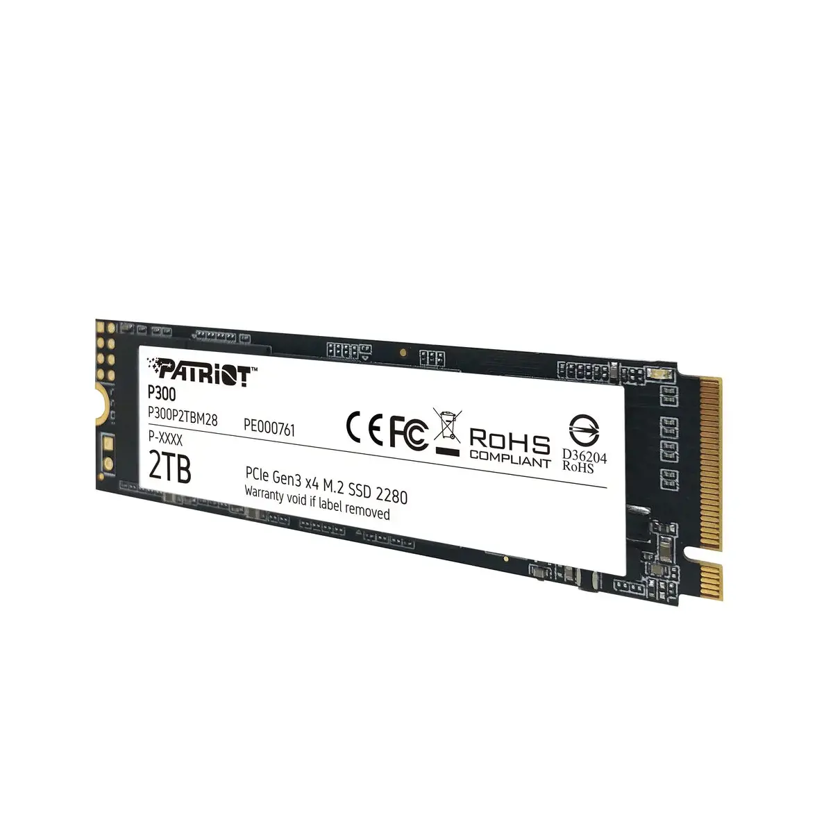 SSD diskas PATRIOT MEMORY P300 2 TB, M.2 2280, PCI Express 3.0 x4 (NVMe)