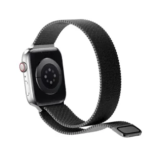 "Puro Milanese" magnetinis dirželis - nerūdijančio plieno dirželis, skirtas "Apple Watch" 42/44/45 …
