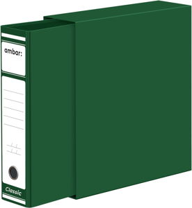 A4 Lever Arch File + Box Green
