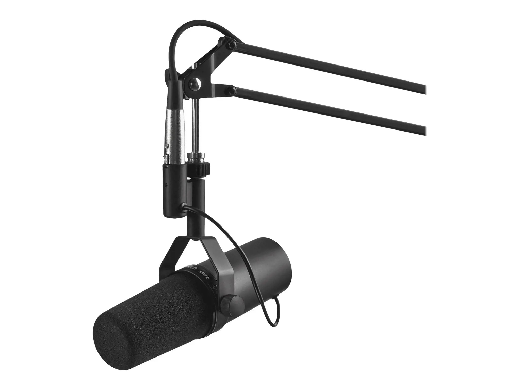 "Shure SM7B" mikrofonas Juodas studijinis mikrofonas