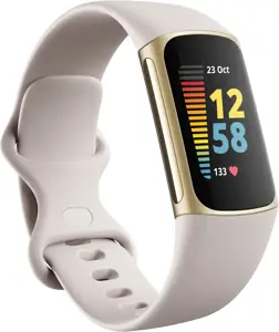 "Fitbit Charge 5" fitneso stebėjimo įrenginys, GPS (palydovinė), AMOLED, jutiklinis ekranas, širdie…