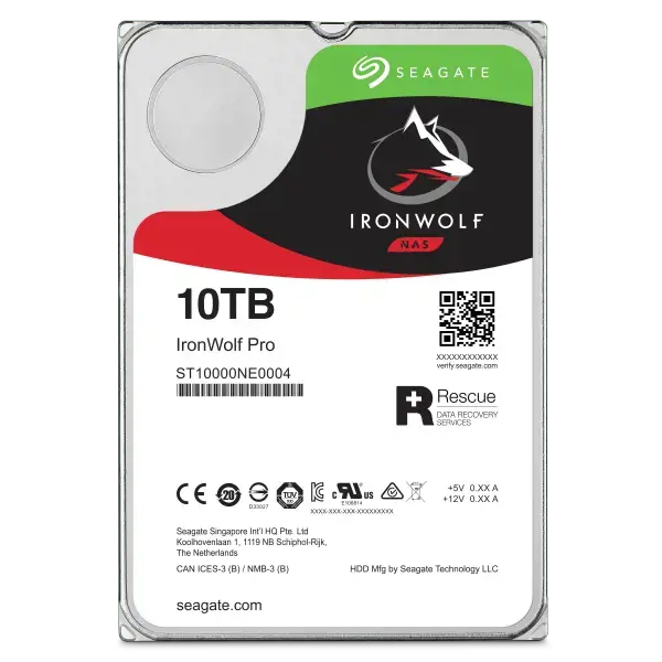 "Seagate IronWolf Pro ST10000NT001", 3,5", 10000 GB, 7200 aps/min