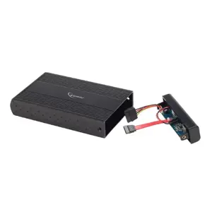 GEMBIRD EE3-U3S-3 Gembird išorinis 3,5 SATA - USB 3.0 kietųjų diskų korpusas, aliuminis, juodas