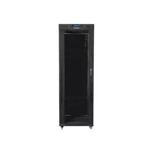 LANBERG laisvai stovinti 19 colių spinta 37U 600x800 stiklo durų LCD plokščia pakuotė juoda