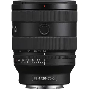 "Sony FE 20-70mm F4 G", Standartinis priartinantis objektyvas, 16/13, 20-70 mm, "Sony E", automatin…