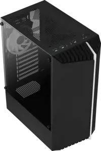 AEROCOOL PGS BIONIC-G-BK-v2 RGB - Kompiuterio korpusas