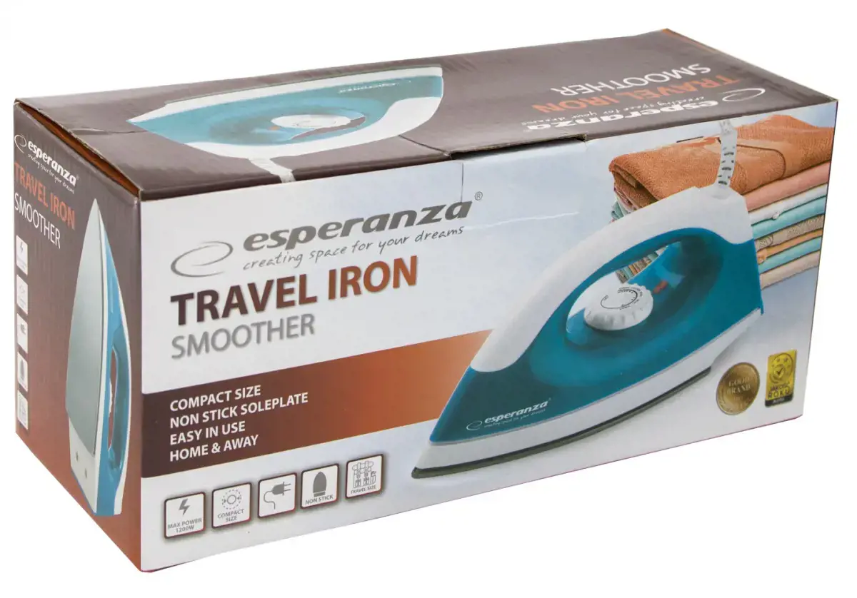 ESPERANZA EHI001 TRAVEL IRON SMOOTHER 1200W