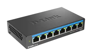 D-Link 8 prievadų 2.5G daugiagigabitinis stalinis komutatorius, nevaldomas, L2, 2.5G Ethernet (100/…