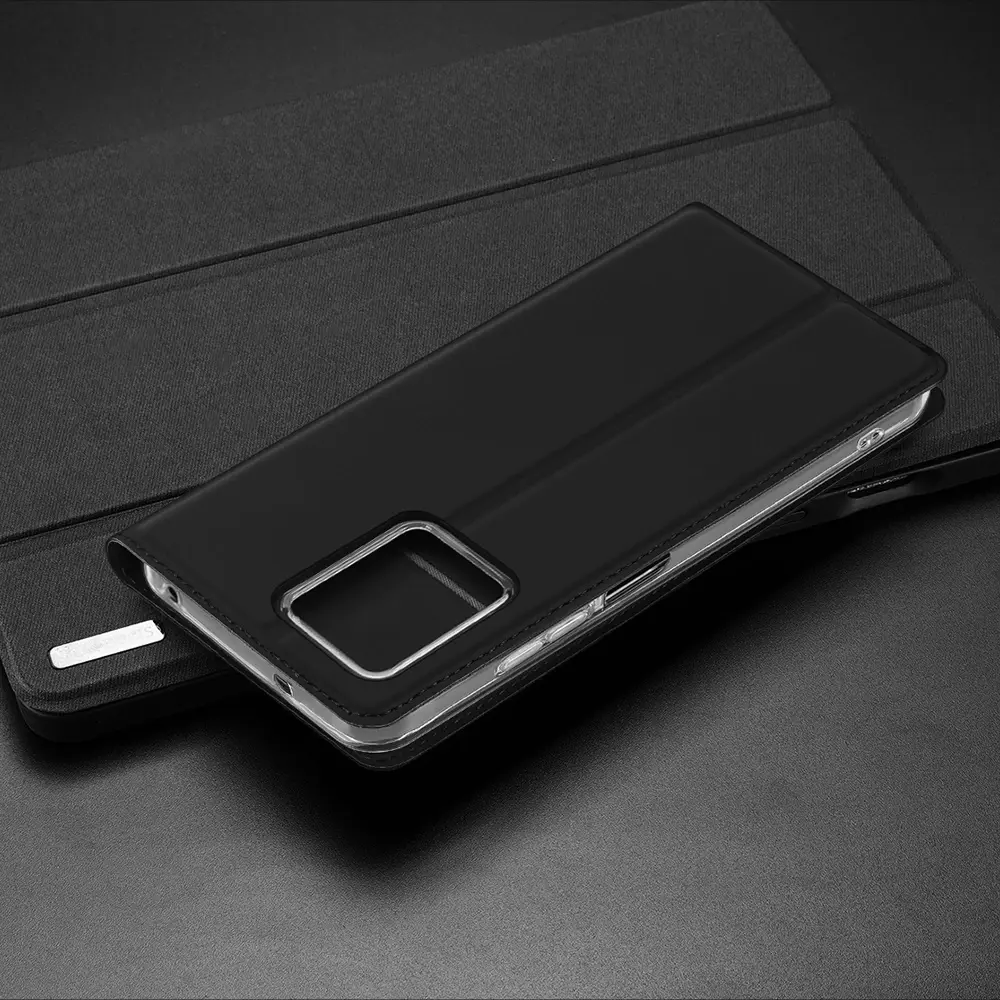 Dux Ducis Skin Pro dėklas Xiaomi Redmi Note 12 flip cover card wallet stand black