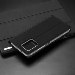 Dux Ducis Skin Pro dėklas Xiaomi Redmi Note 12 flip cover card wallet stand black