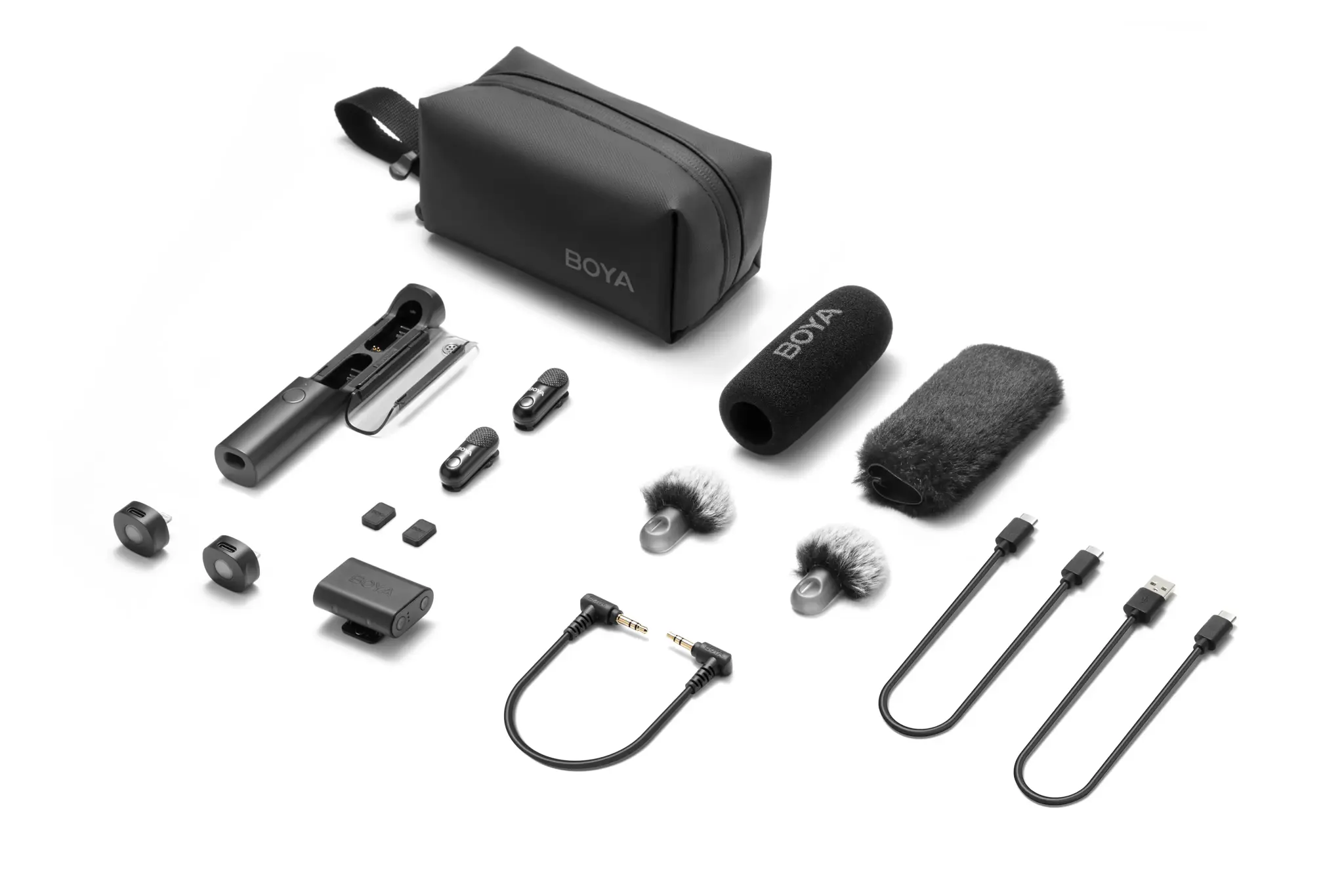 Boya wireless microphone Magic-02 USB-C/Lightning/3.5mm