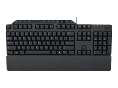 DELL KB522, pilno dydžio (100%), laidinis, USB, membraninis, QWERTY, juodas