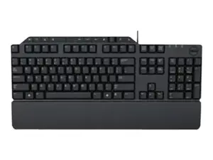 DELL KB522, pilno dydžio (100%), laidinis, USB, membraninis, QWERTY, juodas
