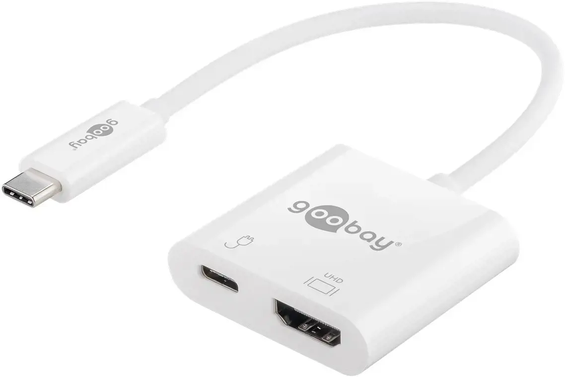 "Goobay" USB-C HDMI adapteris (4k 60 Hz) .62110 White