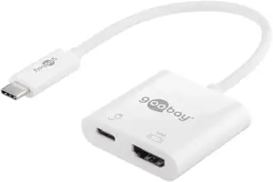 "Goobay" USB-C HDMI adapteris (4k 60 Hz) .62110 White