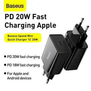 Baseus CCFS-SN01 kelioninis įkroviklis USB-C | 20W | 3A melyna