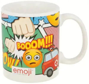 Emoji - keraminis puodelis 325 ml dovanų dėžutėje
