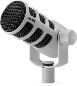 Rode microphone PodMic, white